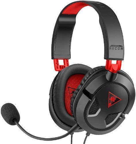 Turtle Beach Ear Force Recon 50 Gaming Headset - Black/Red by Turtle Beach - Refurbished - Like New condition - US$86.49