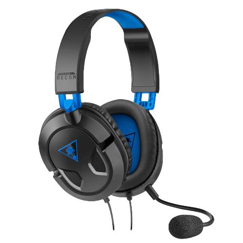 Turtle Beach Ear Force Recon 50P Headset - Black/Blue by Turtle Beach - Refurbished - Very Good condition - US$76.48