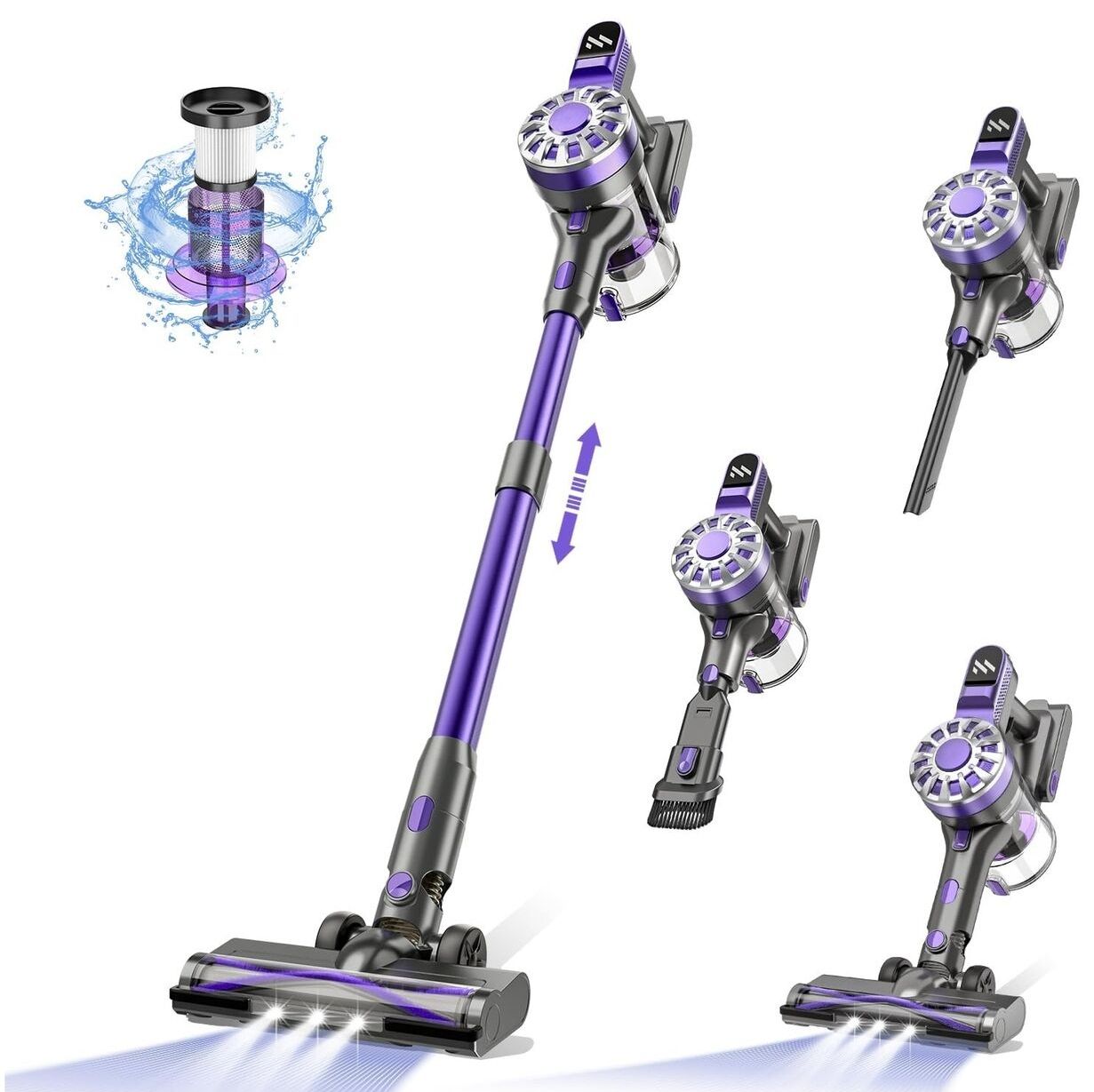 Tvwio Cordless Vacuum Cleaner - Purple by Tvwio - Refurbished - Very Good condition - US$99.99