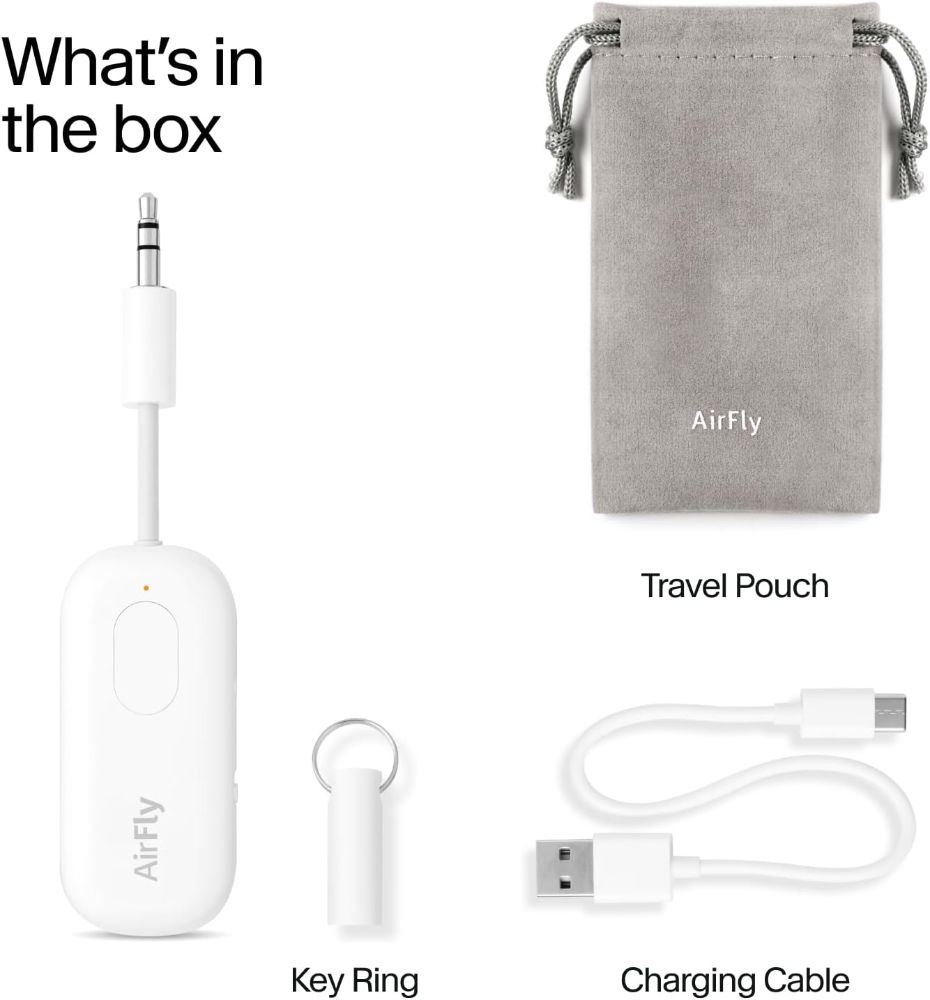Twelve South AirFly Pro Portable Bluetooth Audio Receiver - White by Twelve South - Image 7