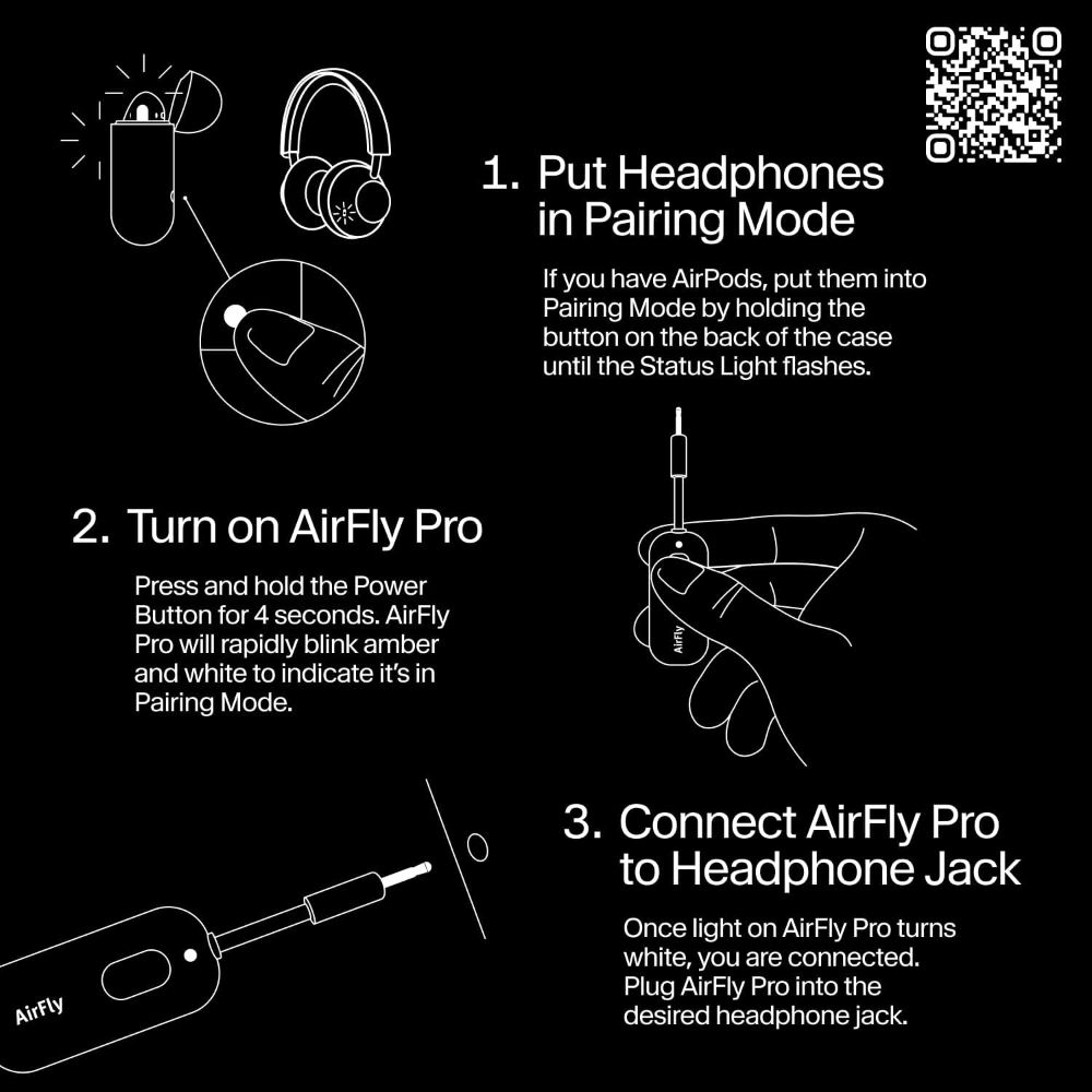 Twelve South AirFly Pro Portable Bluetooth Audio Receiver - White by Twelve South - Image 8