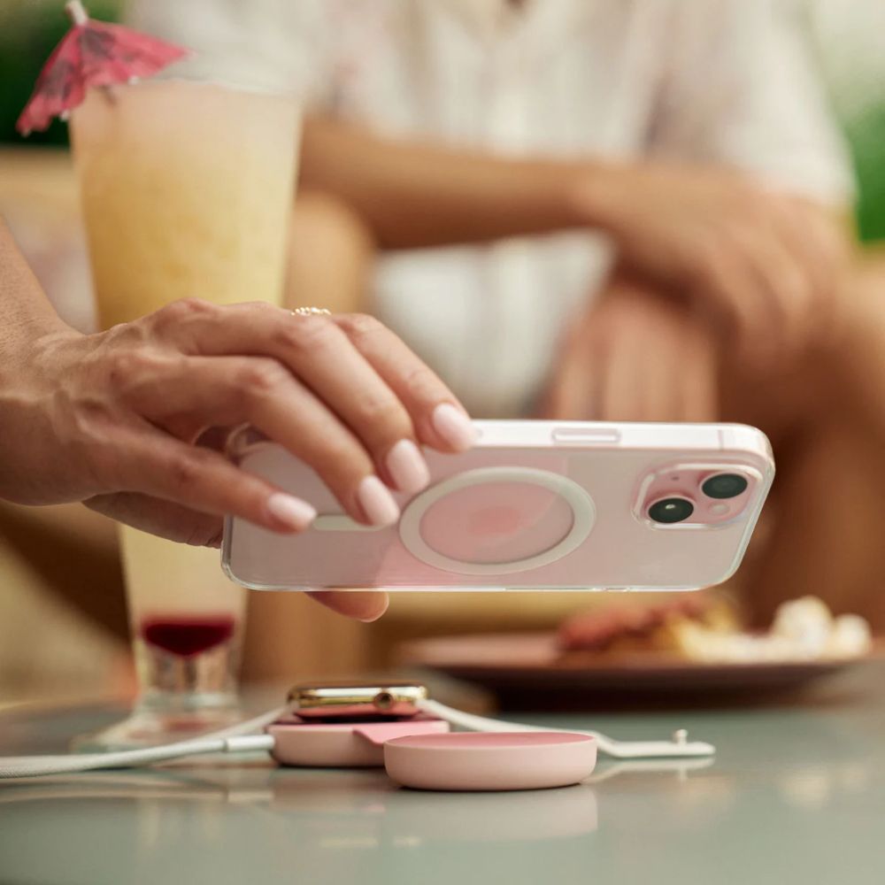 Twelve South ButterFly SE 2-in-1 Qi2 Travel Charger - Pink - Very Good by Twelve South - Image 3