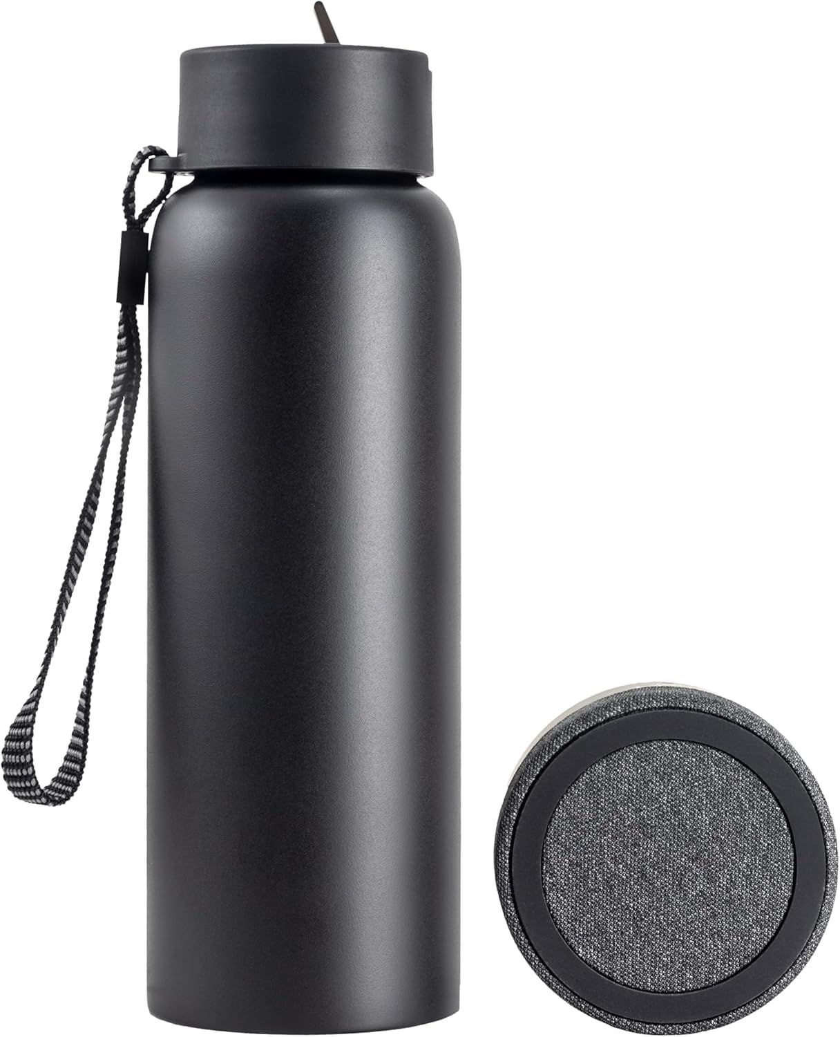 Tylt Bottle Bluetooth Speaker - Black by Tylt - Refurbished - Very Good condition - US$49.99
