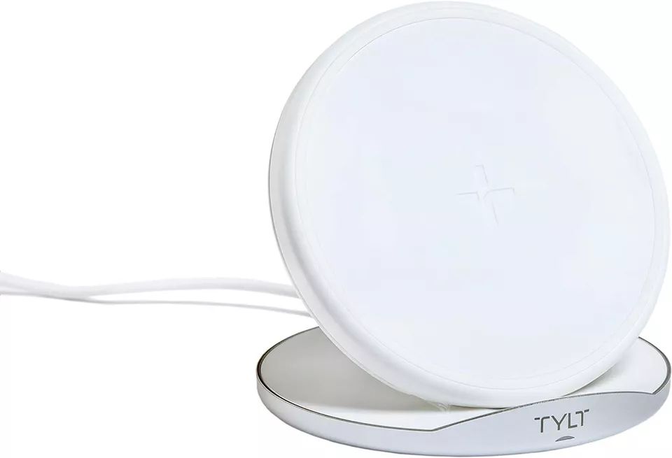 TYLT Crest 10W Convertible Pad + Stand Wireless Charger - White by TYLT - Refurbished - Very Good condition - Image 2