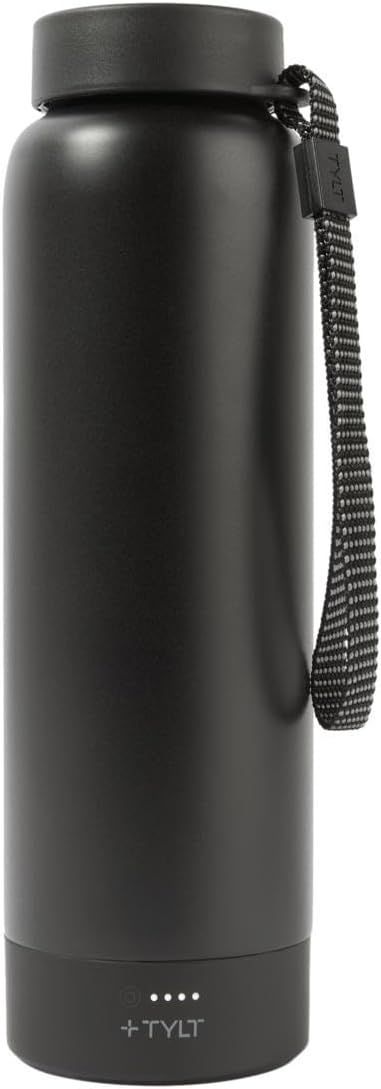 Tylt Insulated Wireless Charging Bottle - Black by Tylt - Refurbished - Brand New condition - US$50.98
