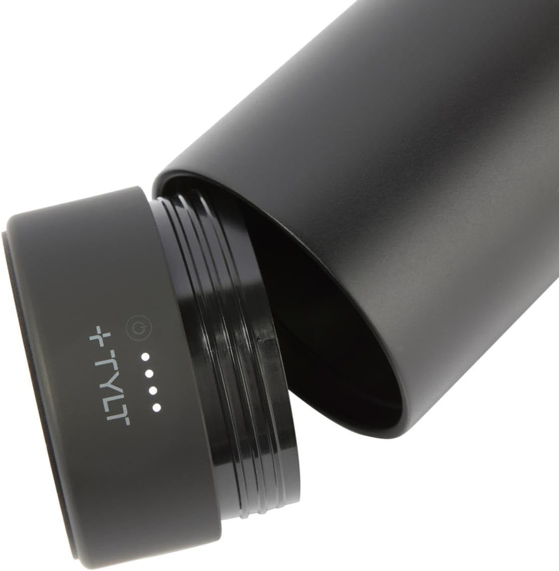 Tylt Insulated Wireless Charging Bottle - Black by Tylt - Image 2
