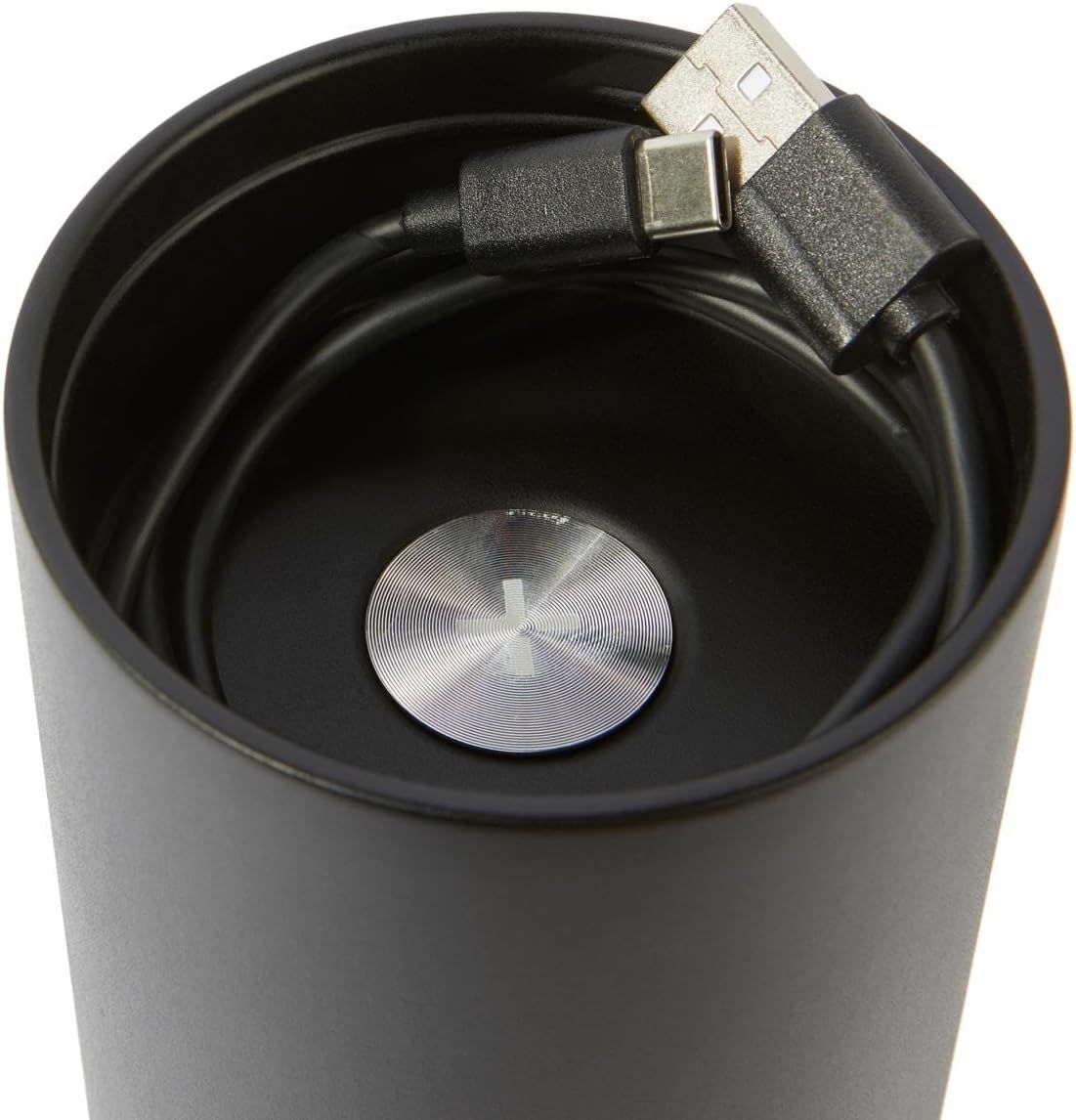 Tylt Insulated Wireless Charging Bottle - Black by Tylt - Image 3