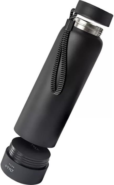 Tylt Insulated Wireless Charging Bottle - Black by Tylt - Image 5
