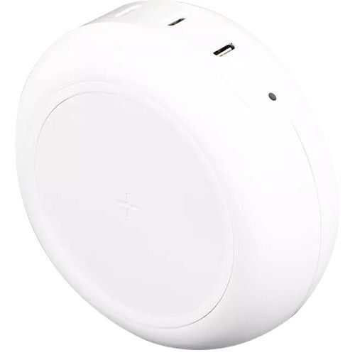 Tylt Multi Port 100W Power Delivery Hub with Wireless Charging (3 USB-C + 1 USB-A) - White by Tylt - Image 3