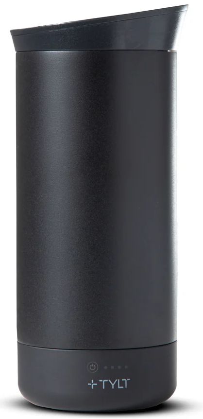 Tylt Power Mug Hydration Bottle + Power Bank Wireless Charger - Black by Tylt - Refurbished - Very Good condition - US$36.98