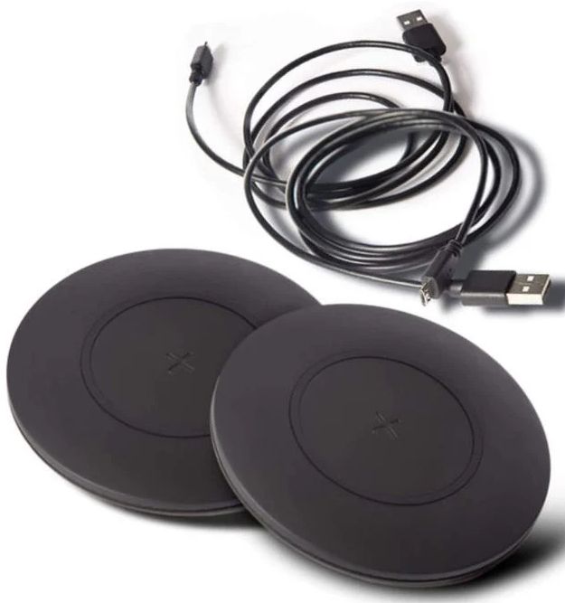 TYLT Shield 10W Slim Fastest Wireless Charging Pads (2 Pack) - Black by TYLT - Image 2