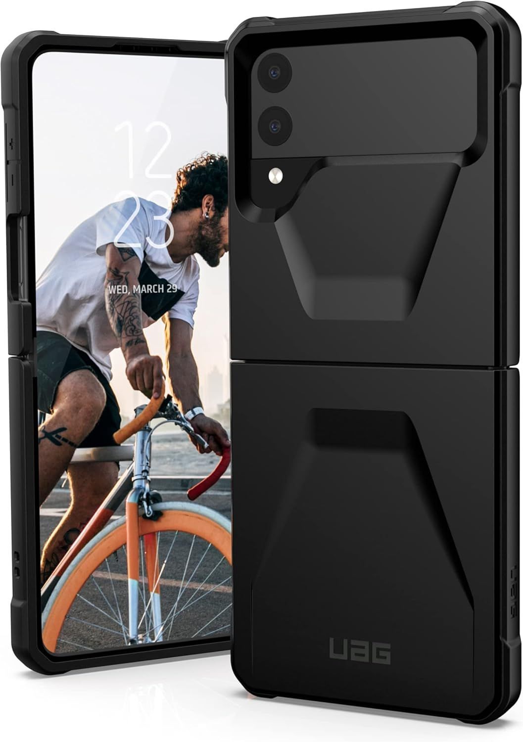 UAG Civilian Series Phone Case for Samsung Galaxy Z Flip3 5G - Black by UAG - Refurbished - Brand New condition - Image 2