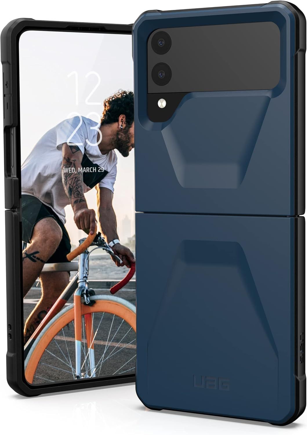 UAG Civilian Series Phone Case for Samsung Galaxy Z Flip3 5G - Mallard Blue by UAG - Refurbished - Brand New condition - US$11.33