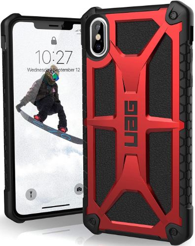 UAG Monarch Series Protective Phone Case Cover for iPhone Xs Max - Crimson by Urban Armor Gear - Refurbished - Brand New condition - US$20.48