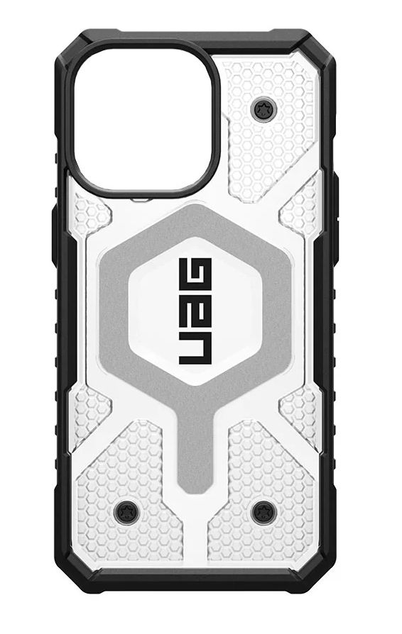 UAG Pathfinder Phone Case with MagSafe for iPhone 15 Pro - Ice / Silver by UAG - Refurbished - Brand New condition - US$53.43