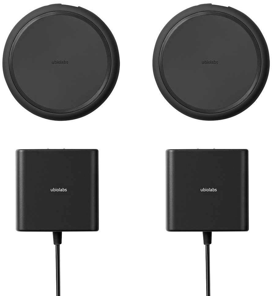 UbioLabs 10W Wireless Charging Pads Universal Qi Charging and USB-A Output (2-Pack) - Black by UbioLabs - Image 2