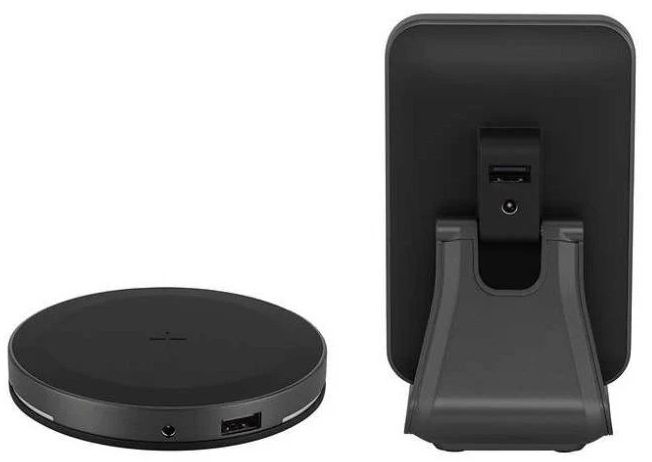 Ubio Labs 15W Wireless Charging Stand and Pad Bundle - Black by Ubio Labs - Image 2