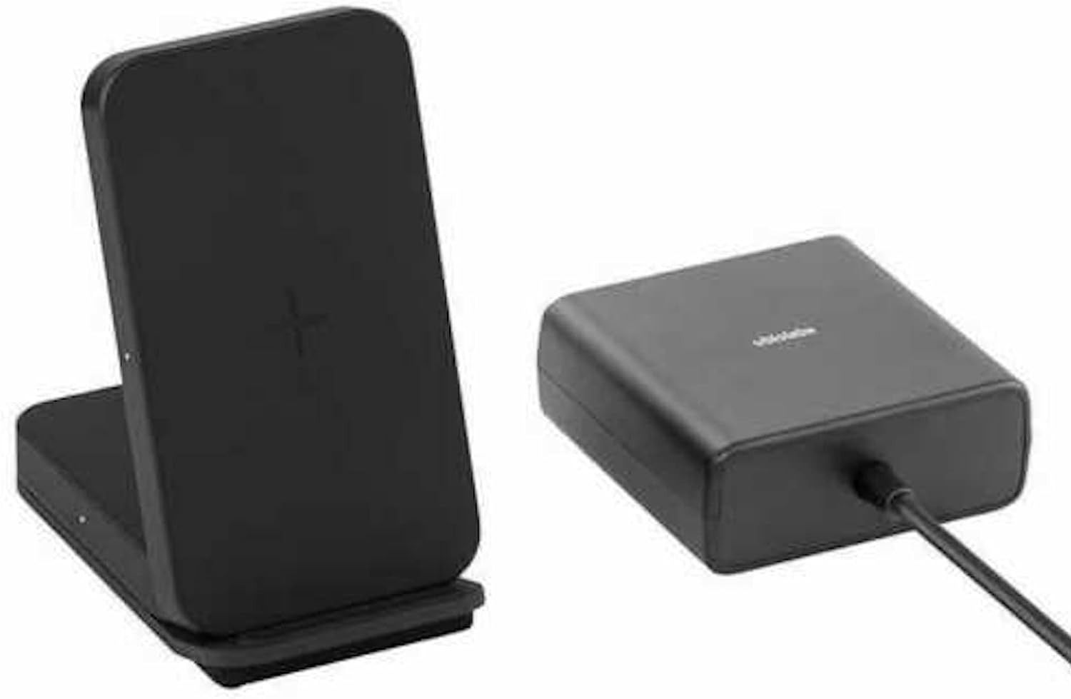 Ubio Labs 2-in-1 Wireless Charging Stand - Black by Ubio Labs - Refurbished - Very Good condition - Image 2