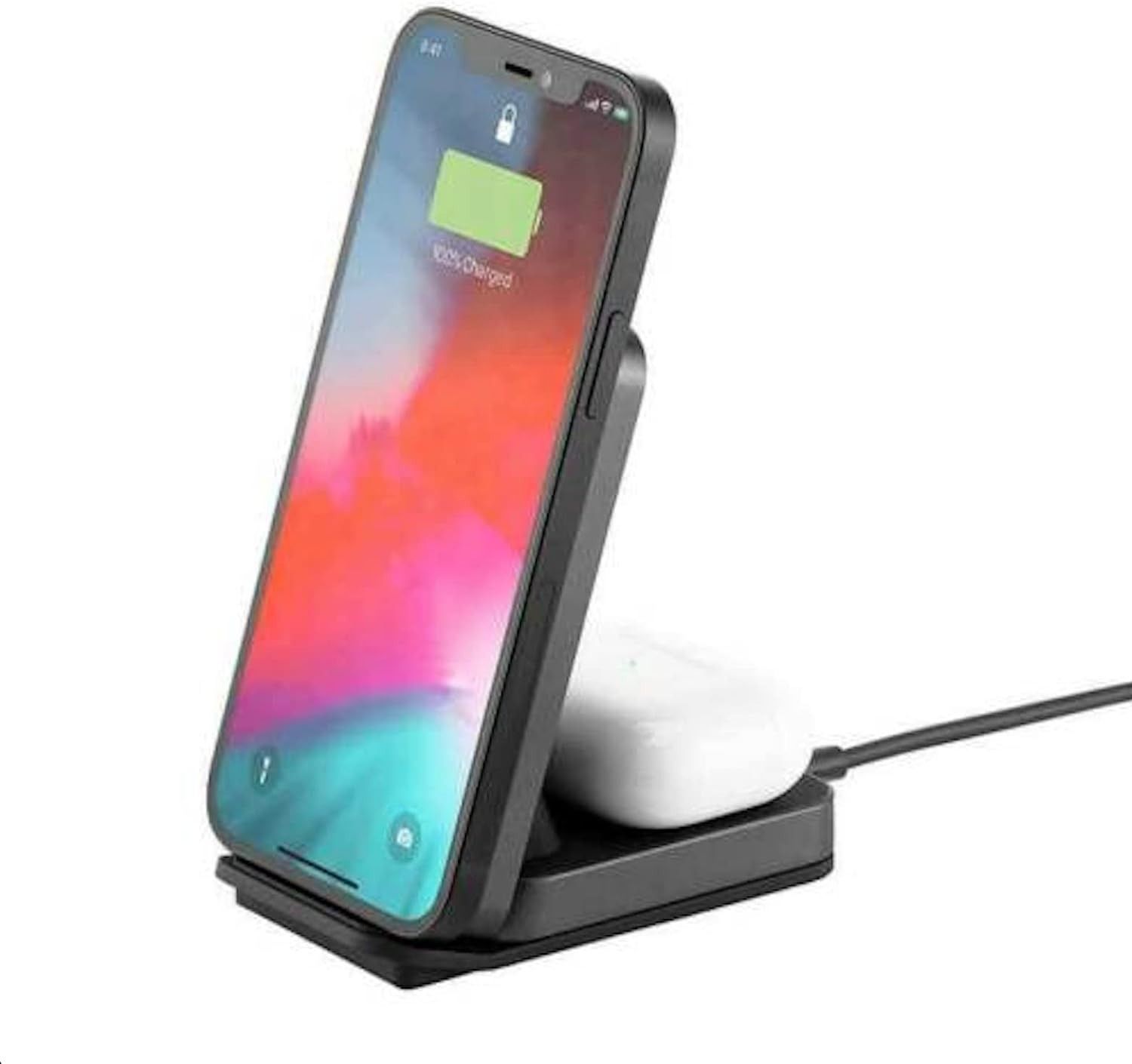 Ubio Labs 2-in-1 Wireless Charging Stand - Black by Ubio Labs - Refurbished - Very Good condition - Image 3