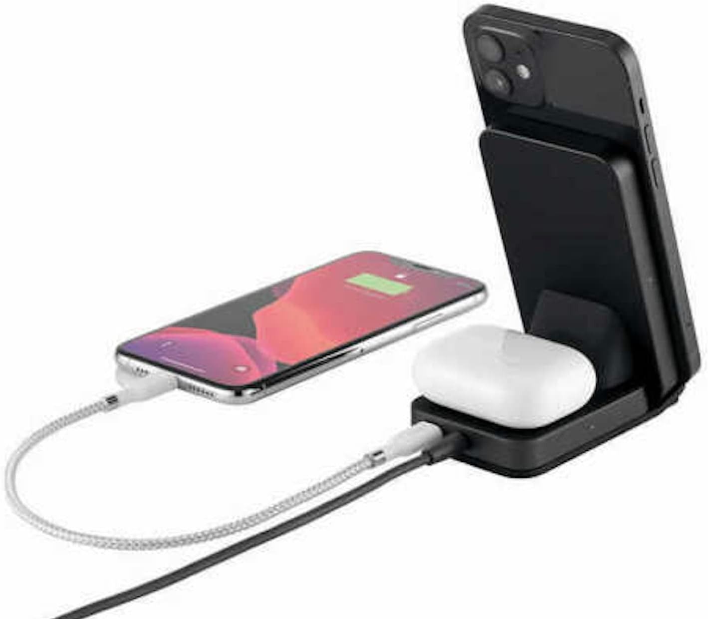 Ubio Labs 2-in-1 Wireless Charging Stand - Black by Ubio Labs - Refurbished - Very Good condition - Image 4