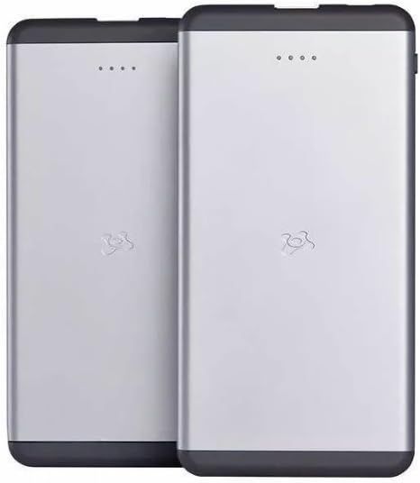ubiolabs 6000mAh Mobile Charging Portable Power Bank Bundle 2-Pack - Silver by ubiolabs - Refurbished - Very Good condition - Image 2