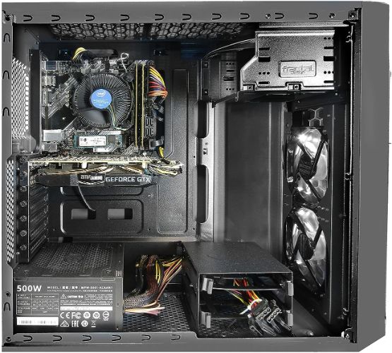 Ultronix 1000 Gaming PC Desktop - Intel Core i5-10400 2.9GHz - 512GB - Black - 32GB RAM by Ultronix - Image 3