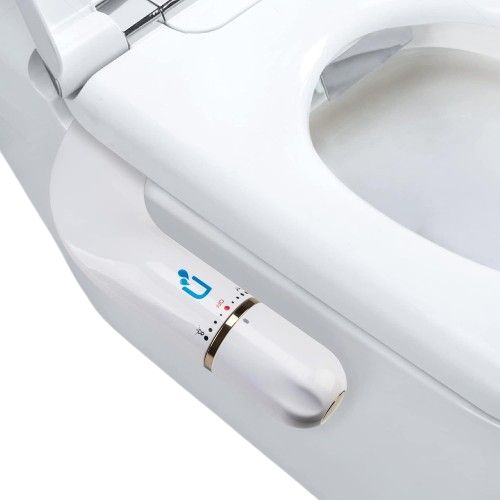 Uncahome Bidet Toilet Seat Attachment Non-Electric Dual Nozzle - White by Uncahome - Refurbished - Very Good condition - US$34.00