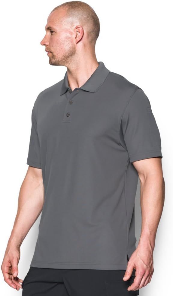 Under Armour Men's Performance Tactical Golf Polo Shirt - S - Gray/Graphite by Under Armour - Image 3