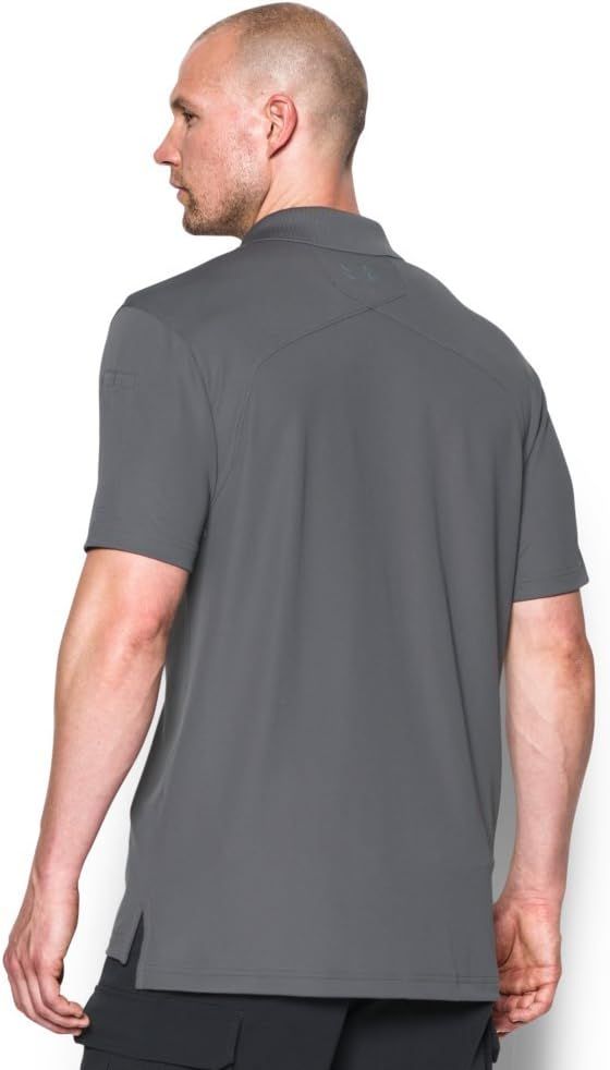 Under Armour Men's Performance Tactical Golf Polo Shirt - S - Gray/Graphite by Under Armour - Image 4
