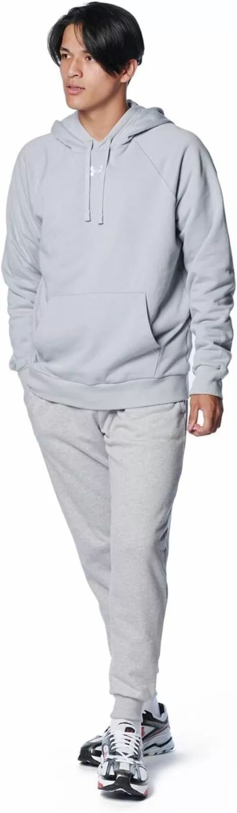 Under Armour Men's Rival Sportstyle Pullover Hoodie - L - Silver Grey by Under Armour - Image 2