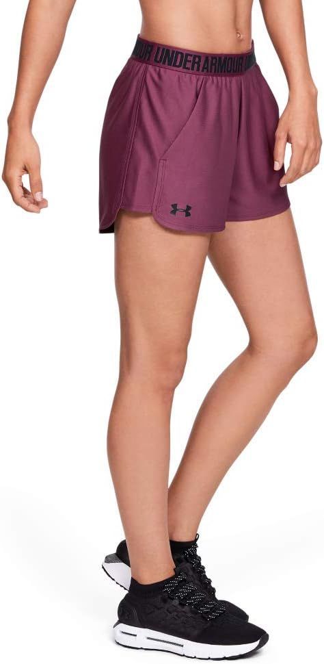 Under Armour Women's Play Up 2.0 Shorts XL - Burgundy by Under Armour - Image 3