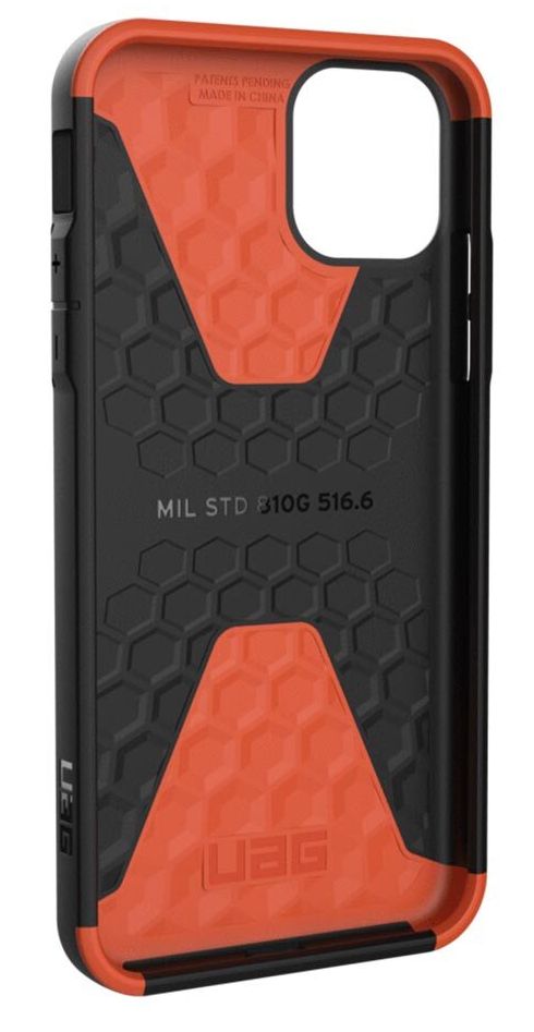 Urban Armor Gear Civilian Case for Apple iPhone 11 Pro - Black/Orange by Urban Armor Gear - Refurbished - Brand New condition - Image 2