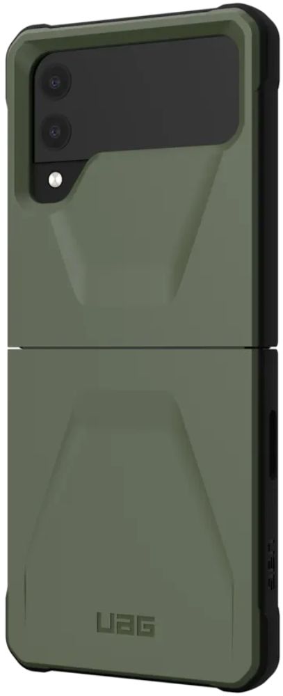Urban Armor Gear Civilian Series Phone Case for Samsung Galaxy Z Flip4 5G - Olive by Urban Armor Gear - Refurbished - Brand New condition - Image 2