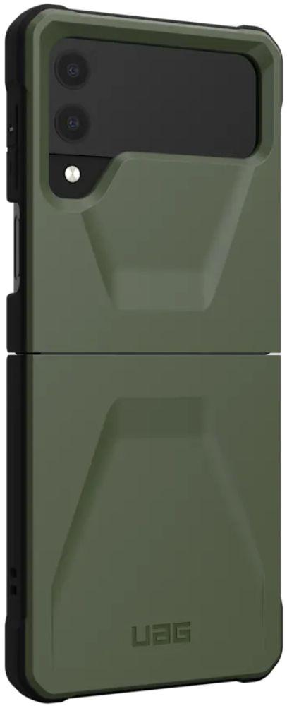 Urban Armor Gear Civilian Series Phone Case for Samsung Galaxy Z Flip4 5G - Olive by Urban Armor Gear - Refurbished - Brand New condition - Image 3