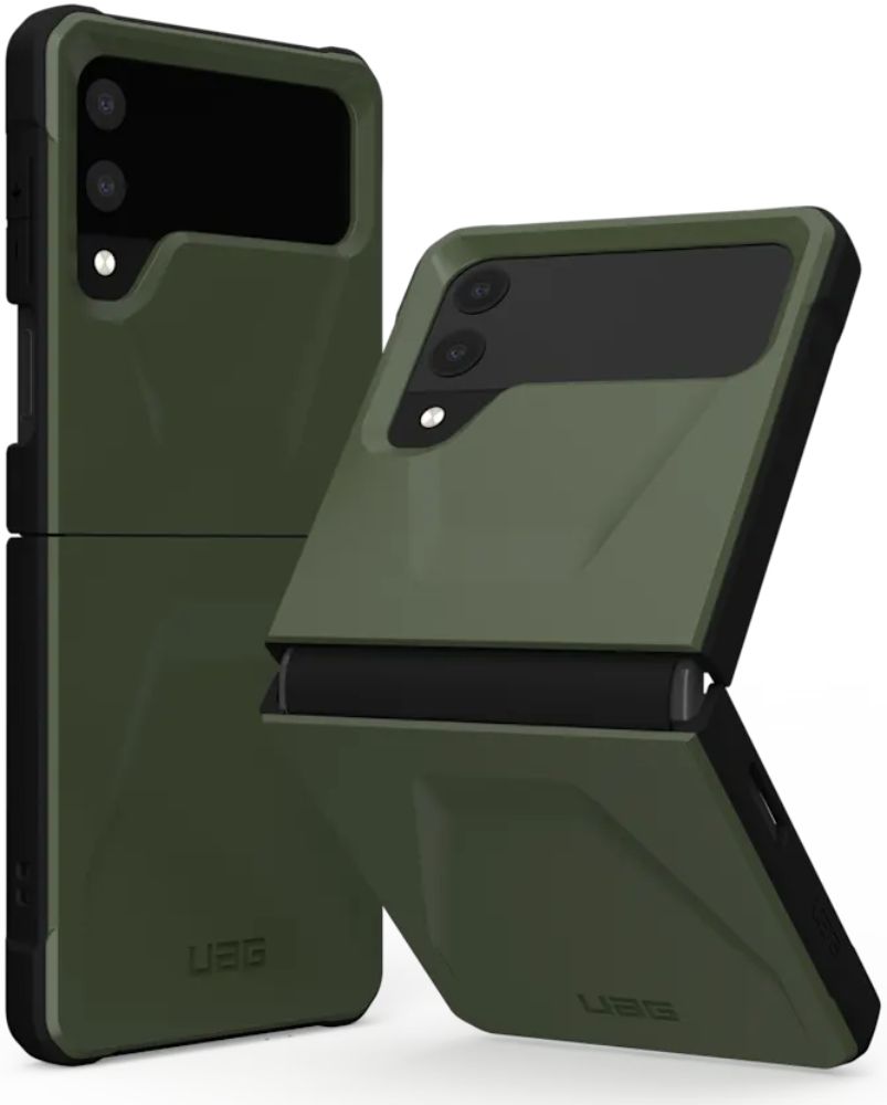 Urban Armor Gear Civilian Series Phone Case for Samsung Galaxy Z Flip4 5G - Olive by Urban Armor Gear - Refurbished - Brand New condition - Image 6