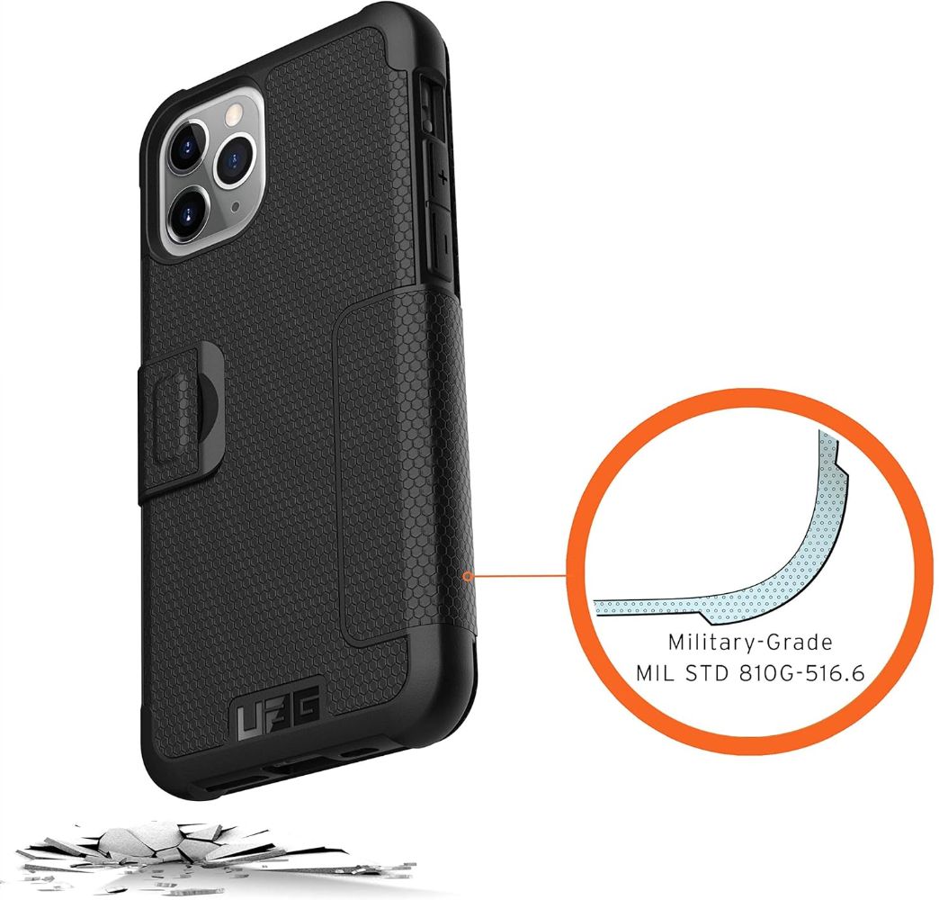 Urban Armor Gear Metropolis Folio Series Phone Case for Apple iPhone 11 Pro - Black by Urban Armor Gear - Image 6