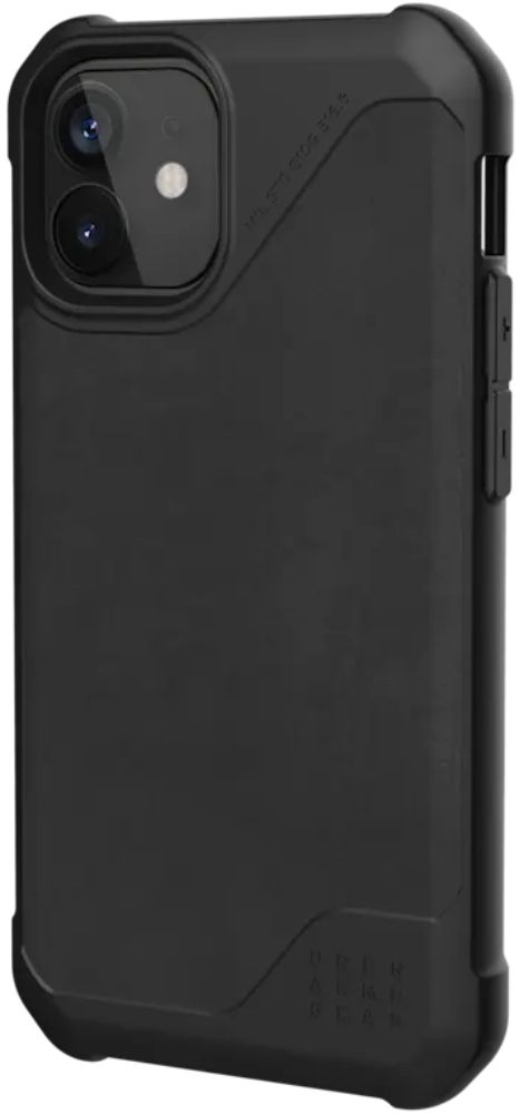 Urban Armor Gear Metropolis LT Series Phone Case for Apple iPhone 12 mini - LTHR ARMR Black by Urban Armor Gear - Refurbished - Brand New condition - Image 2