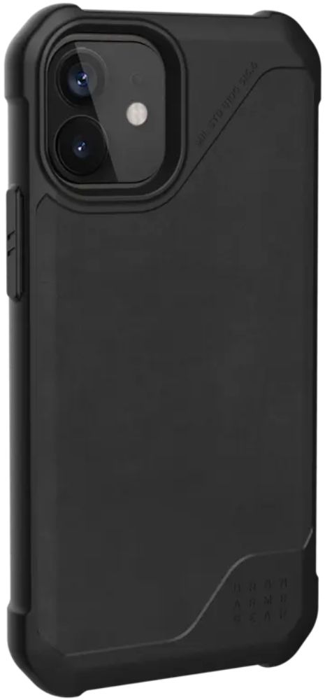 Urban Armor Gear Metropolis LT Series Phone Case for Apple iPhone 12 mini - LTHR ARMR Black by Urban Armor Gear - Refurbished - Brand New condition - Image 3