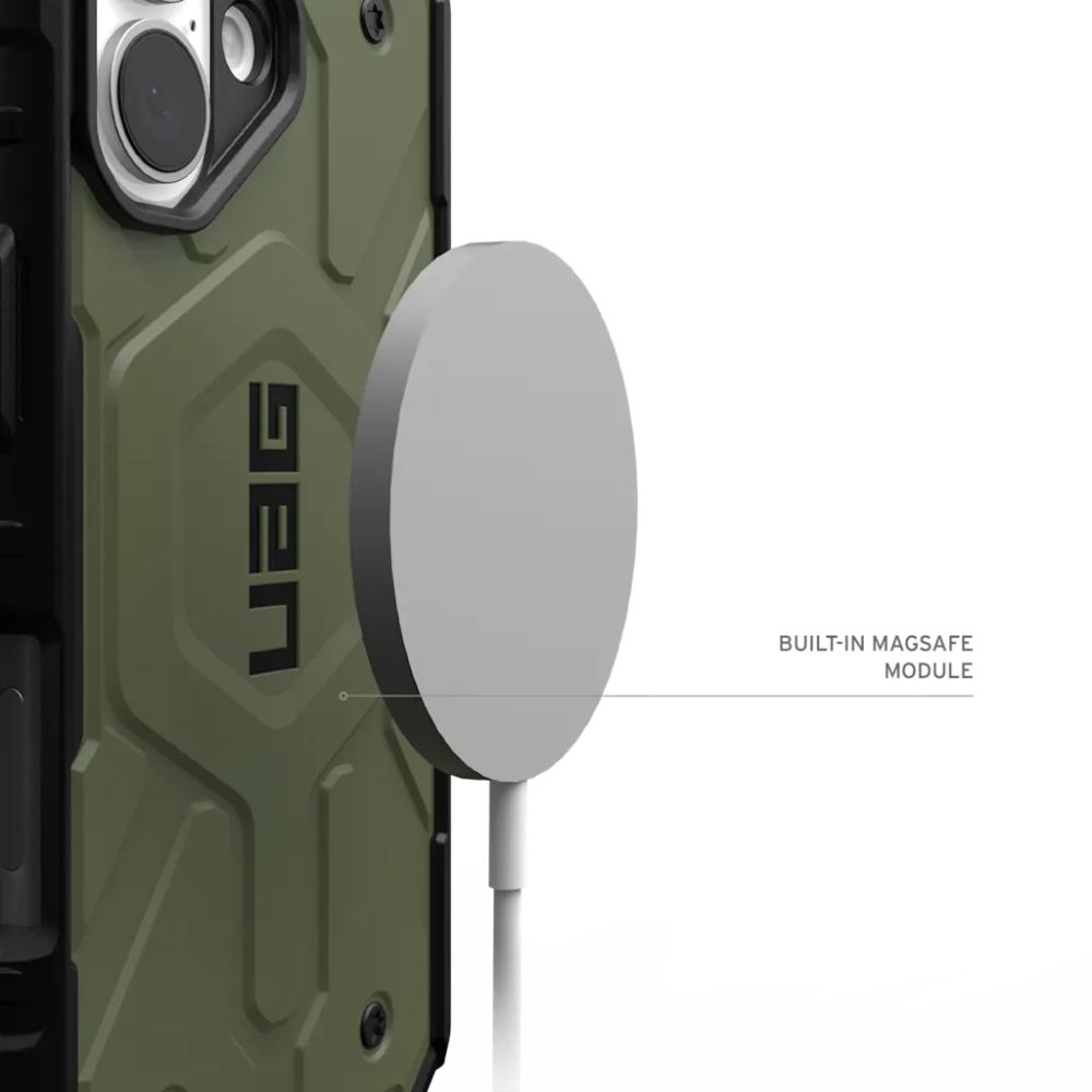 Urban Armor Gear Pathfinder Phone Case with MagSafe for iPhone 16 Plus - Olive Drab - Brand New by Urban Armor Gear - Refurbished - Brand New condition - Image 5