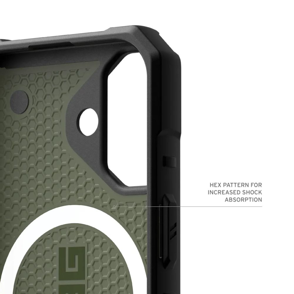 Urban Armor Gear Pathfinder Phone Case with MagSafe for iPhone 16 Plus - Olive Drab - Brand New by Urban Armor Gear - Refurbished - Brand New condition - Image 9