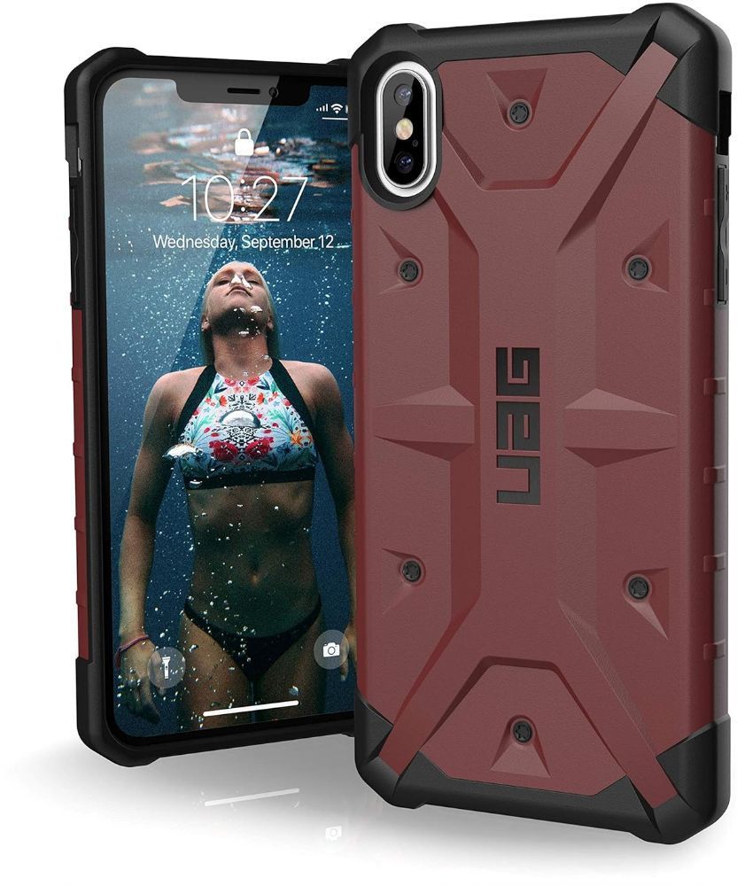 Urban Armor Gear Pathfinder Series Phone Case for Apple iPhone XS Max - Carmine Red by Urban Armor Gear - Refurbished - Brand New condition - US$13.93