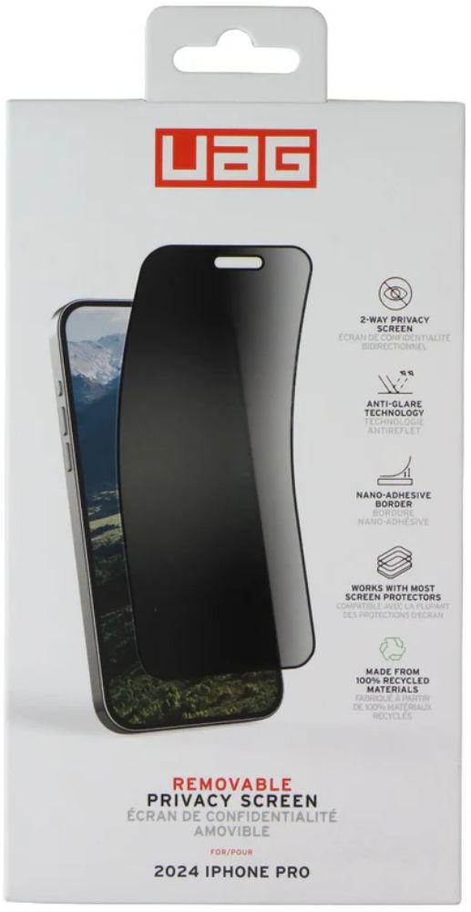 Urban Armor Gear Removable Privacy Screen for Apple iPhone 16 Pro - Privacy - Brand New by Urban Armor Gear - Image 4