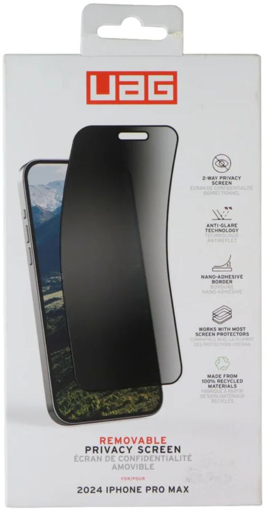 Urban Armor Gear Removable Privacy Screen Protector for Apple iPhone 16 Pro Max - Privacy - Brand New by Urban Armor Gear - Image 7