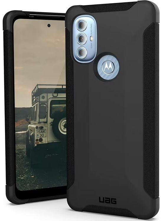 Urban Armor Gear Scout Series Phone Case for Motorola Moto G Power (2022) - Black by Urban Armor Gear - Refurbished - Brand New condition - US$8.78