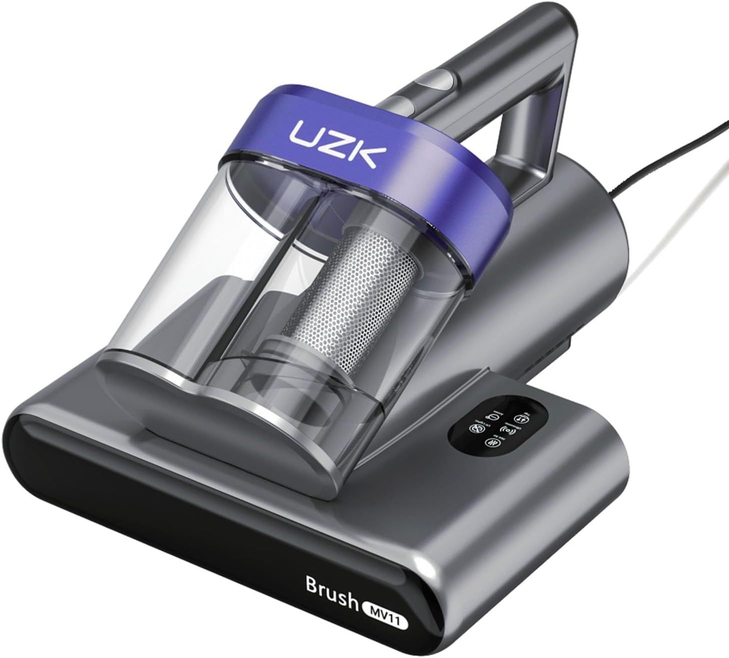 UZK MV11-02 Mattress Vacuum Bed Vacuum with UV-C Light - Black by UZK - Refurbished - Very Good condition - US$82.00