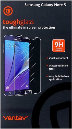 Ventev Toughglass Tempered Glass Screen Protector Kit for Galaxy Note 5 - Clear by Ventev - Refurbished - Brand New condition - Image 2
