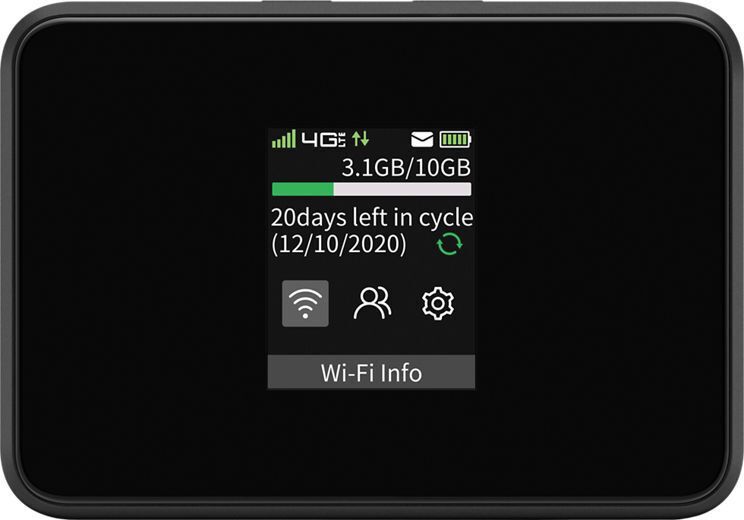 Verizon Airspeed Mobile 4G LTE Wifi Hotspot | ASMHS01PP - Black by Verizon - Refurbished - Good condition - US$25.98