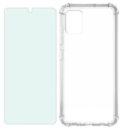 Verizon Clear Phone Case & Blue Light Screen Protector Bundle for Galaxy A51 - Clear by Verizon - Refurbished - Good condition - US$20.98