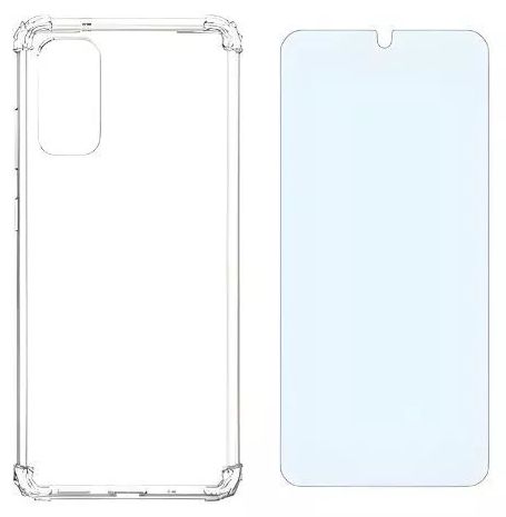 Verizon Clear Phone Case and 2 Pack Blue Light Screen Protector for Samsung Galaxy S20 5G UW - Clear by Verizon - Refurbished - Good condition - US$20.98