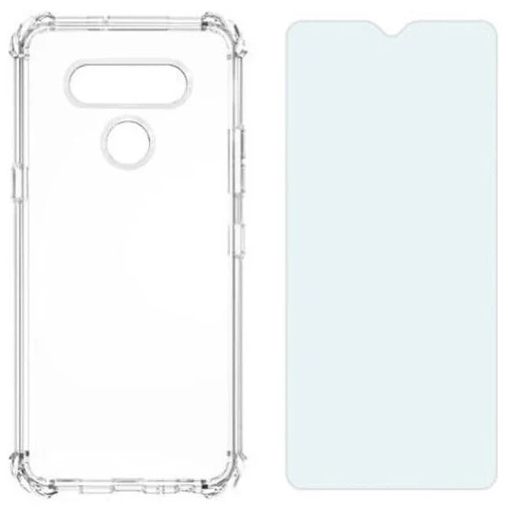 Verizon Clear Phone Case and Blue Light Screen Protector for LG K51 - Clear by Verizon - Refurbished - Good condition - US$19.99